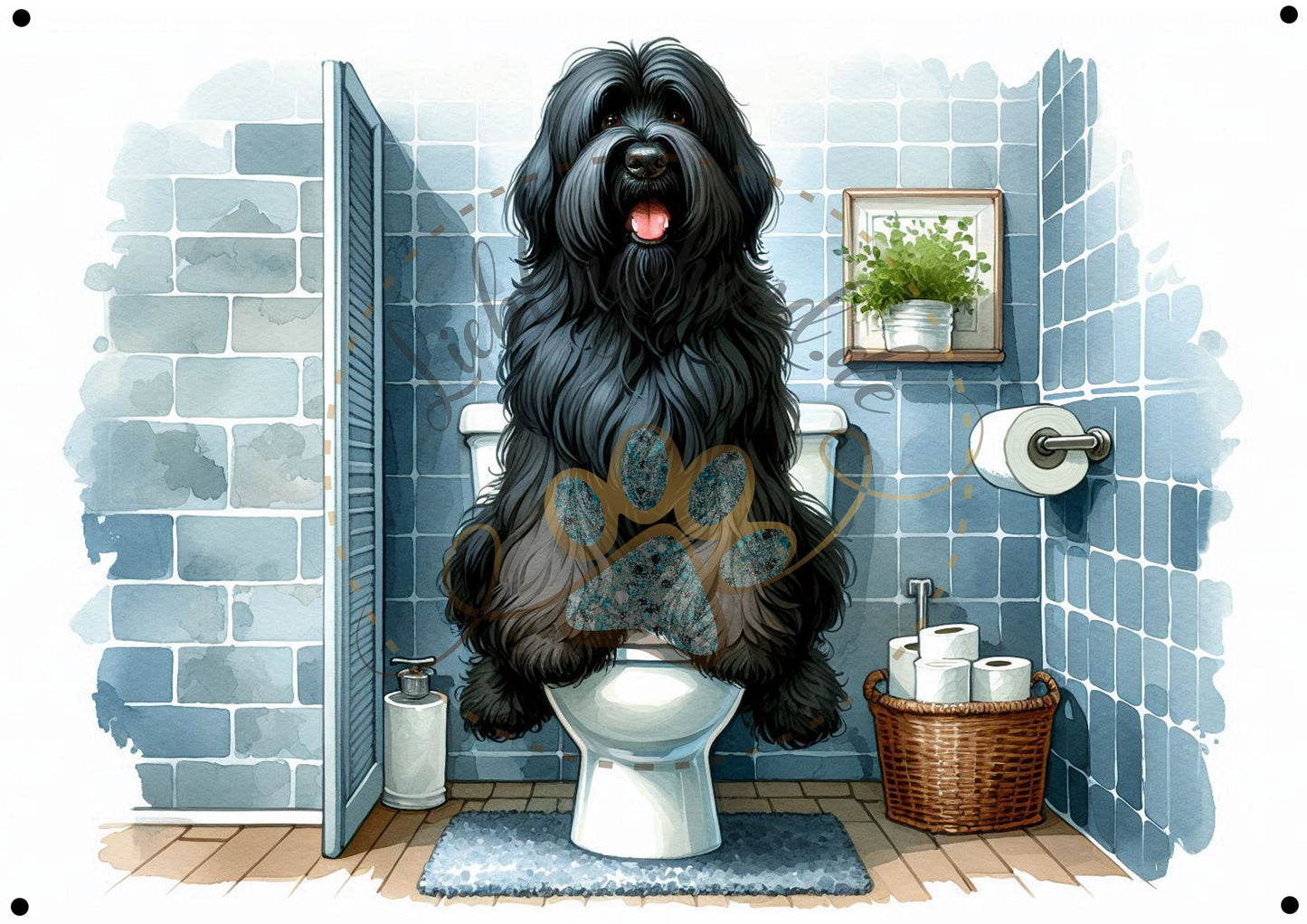 Metallschild WC
